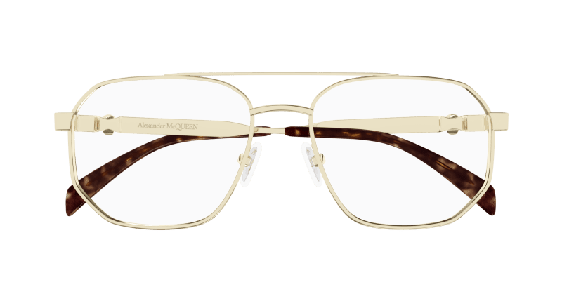 AM0459O - GOLD - Alexander McQueen - Alexander McQueen - GOLD - Ardor Eyewear 889652487571