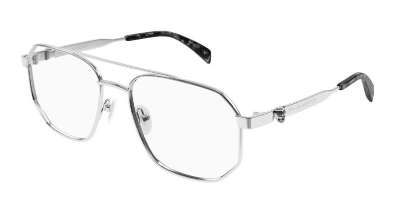 AM0459O - SILVER - Alexander McQueen - Alexander McQueen - SILVER - Ardor Eyewear 889652487588