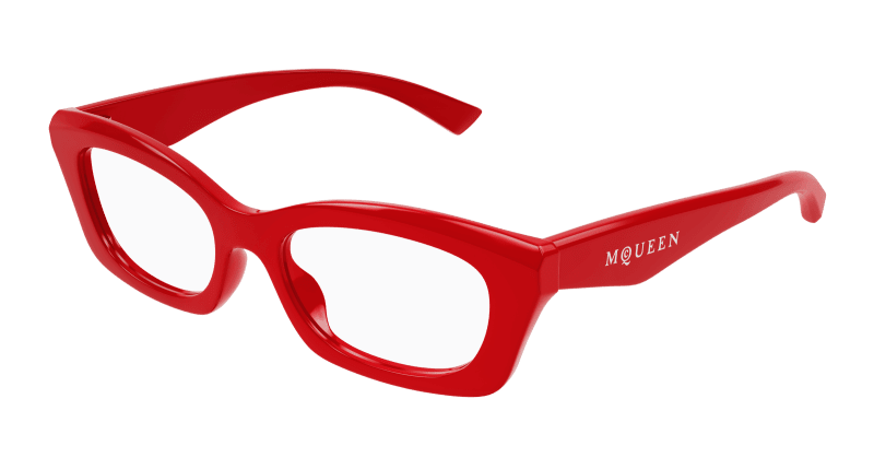 AM0474O - RED - Alexander McQueen - Alexander McQueen - RED - Ardor Eyewear 889652509785