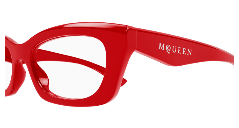 AM0474O - RED - Alexander McQueen - Alexander McQueen - RED - Ardor Eyewear 889652509785