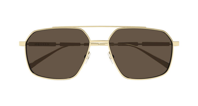 AM0477S - GOLD - Alexander McQueen - Alexander McQueen - GOLD - Ardor Eyewear 889652509921