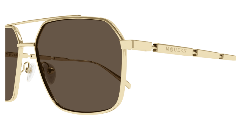 AM0477S - GOLD - Alexander McQueen - Alexander McQueen - GOLD - Ardor Eyewear 889652509921