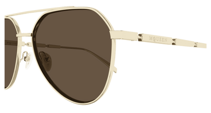 AM0478S - GOLD - Alexander McQueen - Alexander McQueen - GOLD - Ardor Eyewear 889652509969