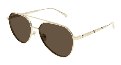 AM0478S - GOLD - Alexander McQueen - Alexander McQueen - GOLD - Ardor Eyewear 889652509969