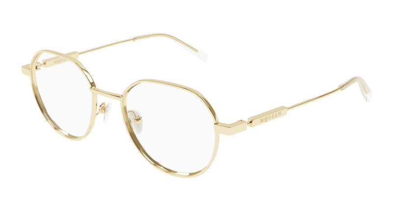AM0479O - GOLD - Alexander McQueen - Alexander McQueen - GOLD - Ardor Eyewear 889652508993