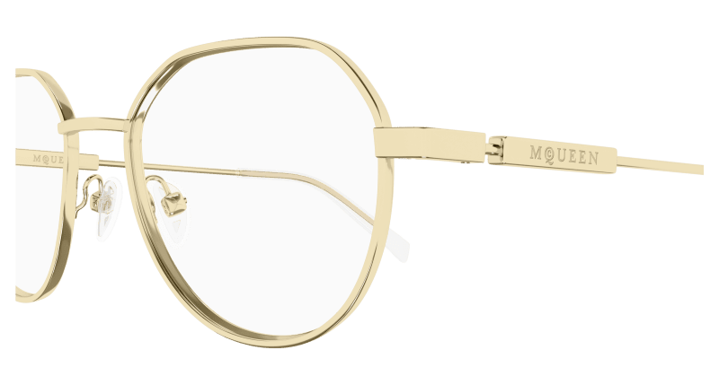 AM0479O - GOLD - Alexander McQueen - Alexander McQueen - GOLD - Ardor Eyewear 889652508993
