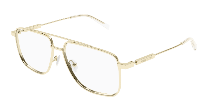 AM0480O - GOLD - Alexander McQueen - Alexander McQueen - GOLD - Ardor Eyewear 889652509020