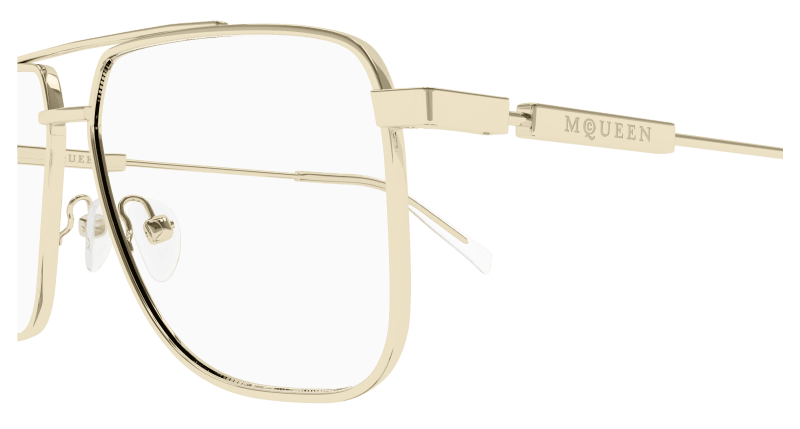 AM0480O - GOLD - Alexander McQueen - Alexander McQueen - GOLD - Ardor Eyewear 889652509020