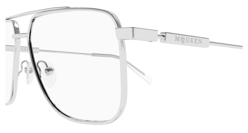 AM0480O - SILVER - Alexander McQueen - Alexander McQueen - SILVER - Ardor Eyewear 889652509013