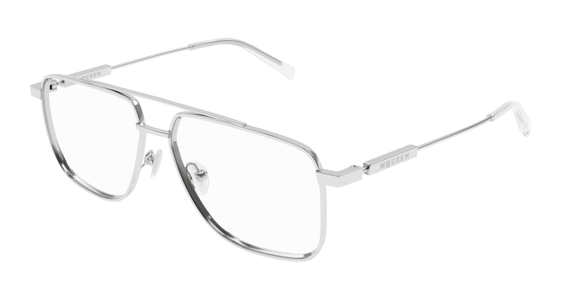 AM0480O - SILVER - Alexander McQueen - Alexander McQueen - SILVER - Ardor Eyewear 889652509013