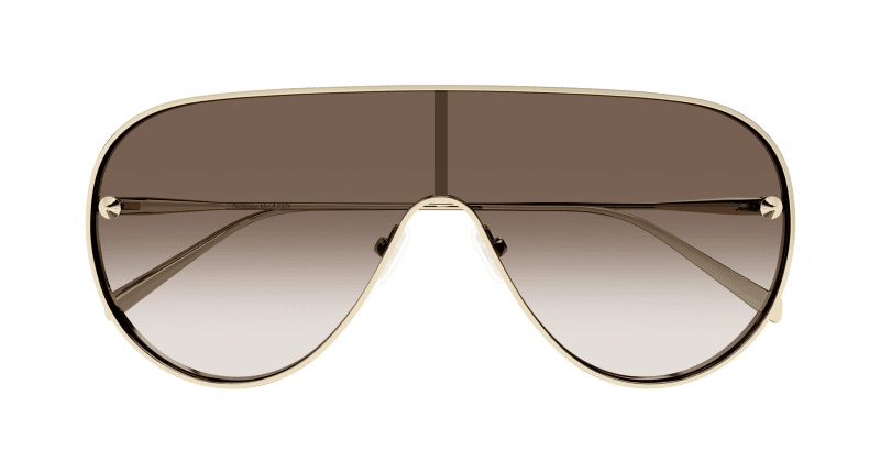 AM0481S - GOLD - Alexander McQueen - Alexander McQueen - GOLD - Ardor Eyewear 889652510002