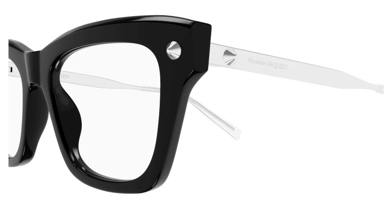 AM0484O - BLACK - Alexander McQueen - Alexander McQueen - BLACK - Ardor Eyewear 889652509228