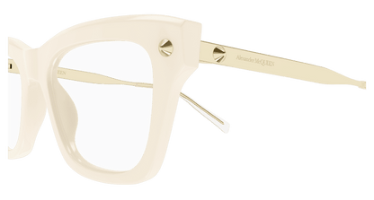 AM0484O - IVORY - Alexander McQueen - Alexander McQueen - IVORY - Ardor Eyewear 889652509259