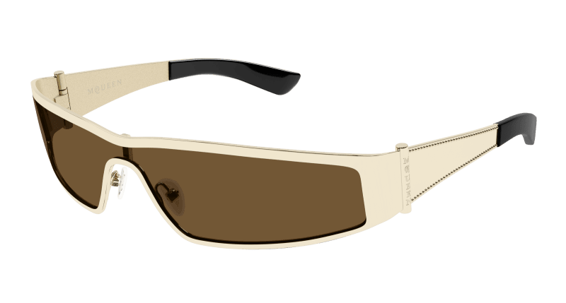 AM0491S - GOLD - Alexander McQueen - Alexander McQueen - GOLD - Ardor Eyewear 889652549644