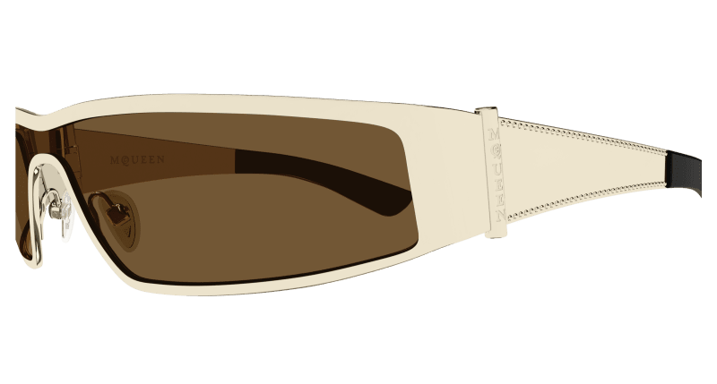AM0491S - GOLD - Alexander McQueen - Alexander McQueen - GOLD - Ardor Eyewear 889652549644