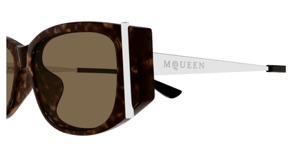 AM0494SA - HAVANA - Alexander McQueen - Alexander McQueen - HAVANA - Ardor Eyewear 889652549729
