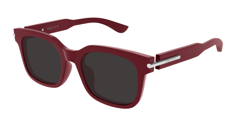 AM0496SA - BURGUNDY - Alexander McQueen - Alexander McQueen - BURGUNDY - Ardor Eyewear 889652549828