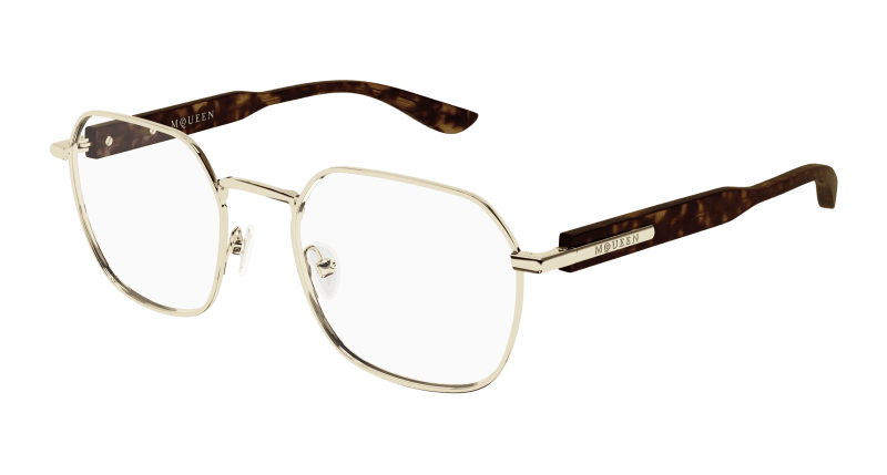 AM0499O - GOLD - Alexander McQueen - Alexander McQueen - GOLD - Ardor Eyewear 889652549941