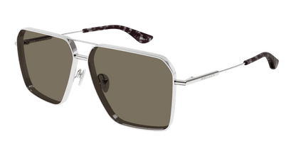 AM0500S - SILVER - Alexander McQueen - Alexander McQueen - SILVER - Ardor Eyewear 889652550008