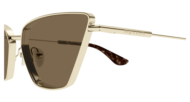 AM0501S - GOLD - Alexander McQueen - Alexander McQueen - GOLD - Ardor Eyewear 889652550060