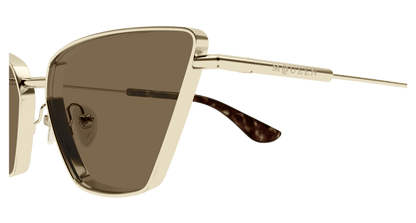 AM0501S - GOLD - Alexander McQueen - Alexander McQueen - GOLD - Ardor Eyewear 889652550060