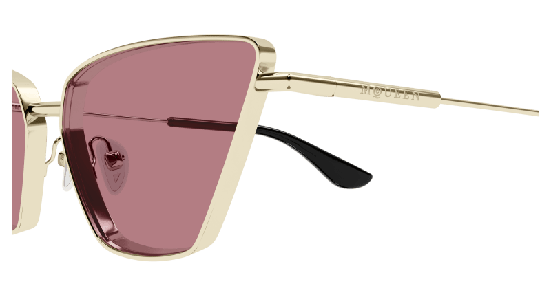 AM0501S - GOLD - Alexander McQueen - Alexander McQueen - GOLD - Ardor Eyewear 889652550084