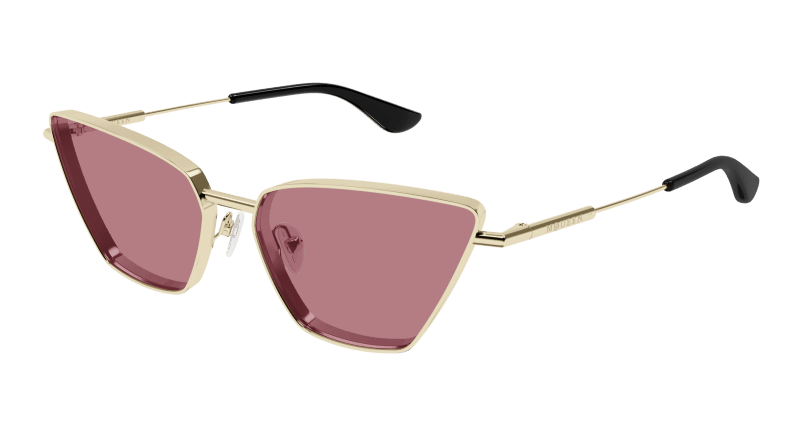 AM0501S - GOLD - Alexander McQueen - Alexander McQueen - GOLD - Ardor Eyewear 889652550084