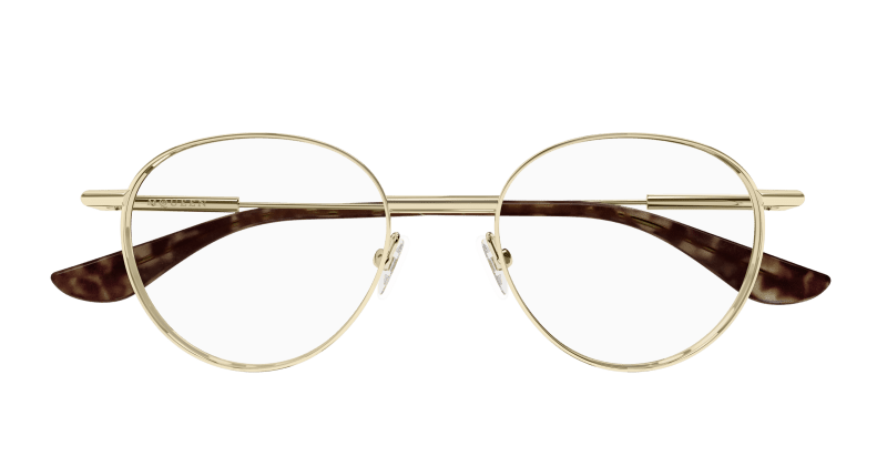 AM0502O - GOLD - Alexander McQueen - Alexander McQueen - GOLD - Ardor Eyewear 889652550114
