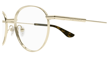 AM0502O - GOLD - Alexander McQueen - Alexander McQueen - GOLD - Ardor Eyewear 889652550114