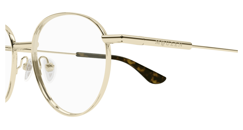 AM0502O - GOLD - Alexander McQueen - Alexander McQueen - GOLD - Ardor Eyewear 889652550114