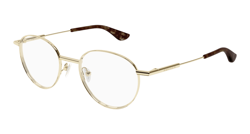 AM0502O - GOLD - Alexander McQueen - Alexander McQueen - GOLD - Ardor Eyewear 889652550114