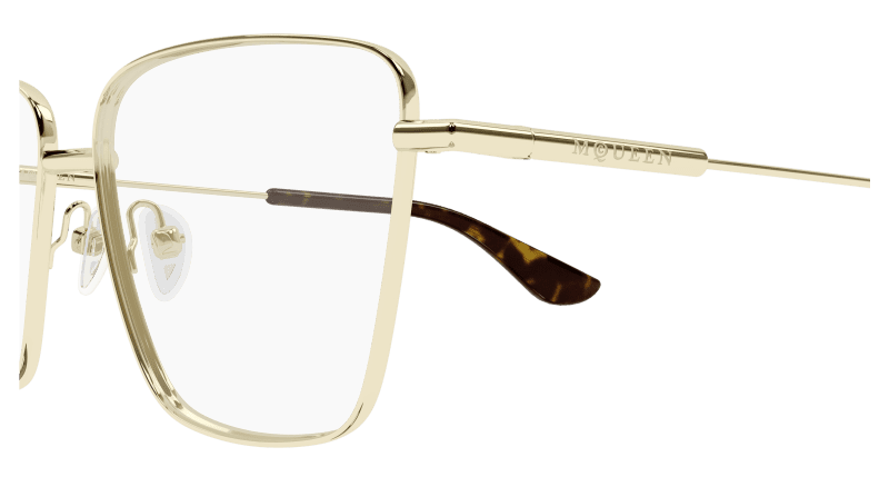 AM0503O - GOLD - Alexander McQueen - Alexander McQueen - GOLD - Ardor Eyewear 889652550145