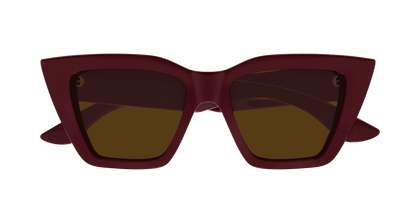 AM0507S - BURGUNDY - Alexander McQueen - Alexander McQueen - BURGUNDY - Ardor Eyewear 889652550459