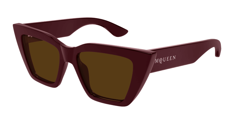 AM0507S - BURGUNDY - Alexander McQueen - Alexander McQueen - BURGUNDY - Ardor Eyewear 889652550459