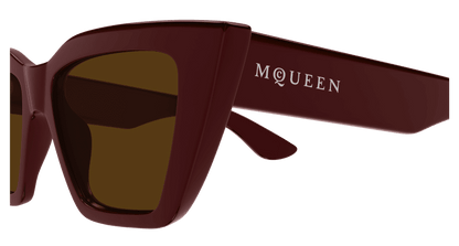 AM0507S - BURGUNDY - Alexander McQueen - Alexander McQueen - BURGUNDY - Ardor Eyewear 889652550459