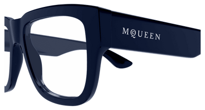 AM0510O - BLUE - Alexander McQueen - Alexander McQueen - BLUE - Ardor Eyewear 889652550602