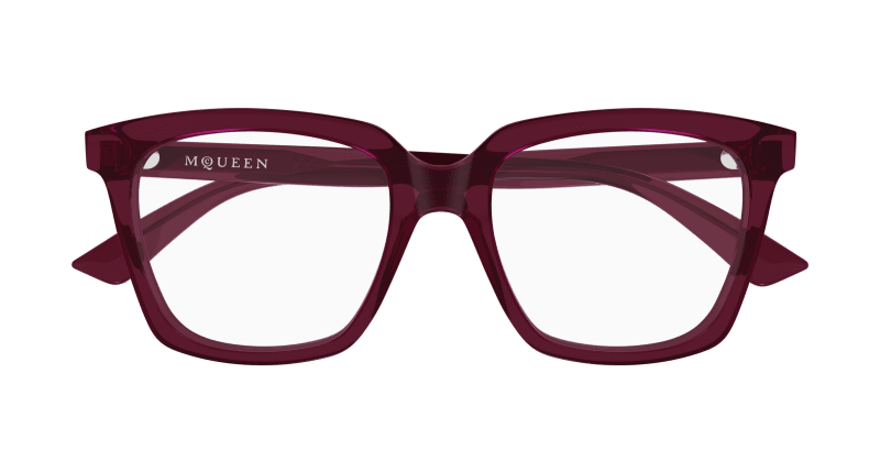 AM0513O - BURGUNDY - Alexander McQueen - Alexander McQueen - BURGUNDY - Ardor Eyewear 889652550725
