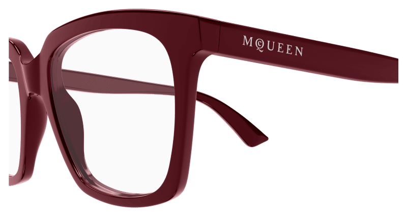 AM0513O - BURGUNDY - Alexander McQueen - Alexander McQueen - BURGUNDY - Ardor Eyewear 889652550749
