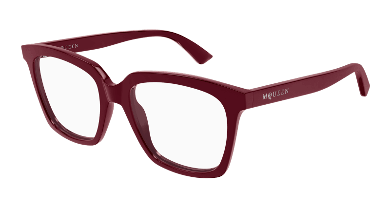 AM0513O - BURGUNDY - Alexander McQueen - Alexander McQueen - BURGUNDY - Ardor Eyewear 889652550749