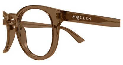 AM0514O - BROWN - Alexander McQueen - Alexander McQueen - BROWN - Ardor Eyewear 889652550794