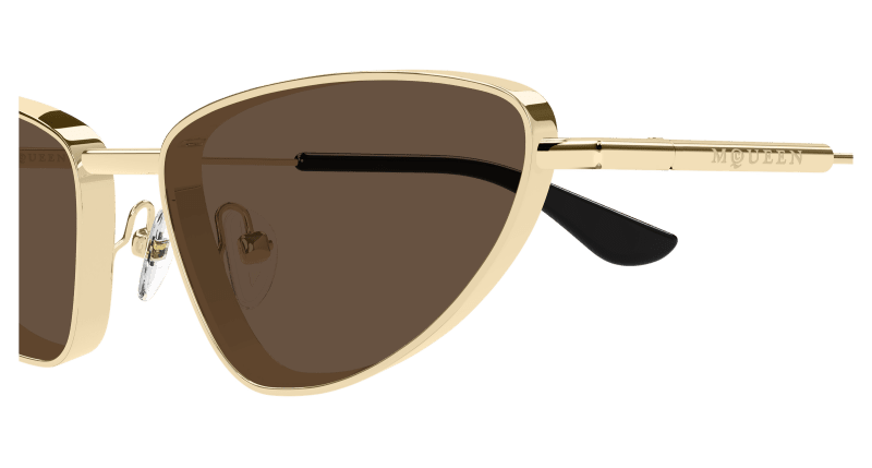 AM0522S - GOLD - Alexander McQueen - Alexander McQueen - GOLD - Ardor Eyewear 889652586915