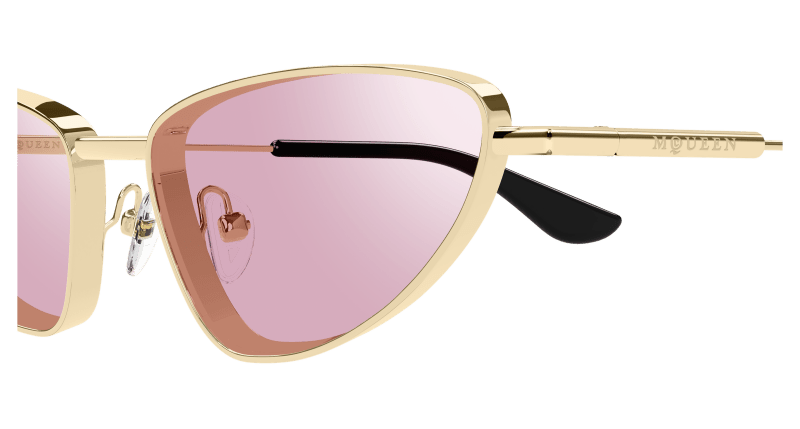 AM0522S - GOLD - Alexander McQueen - Alexander McQueen - GOLD - Ardor Eyewear 889652586939