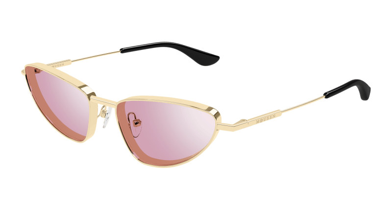 AM0522S - GOLD - Alexander McQueen - Alexander McQueen - GOLD - Ardor Eyewear 889652586939