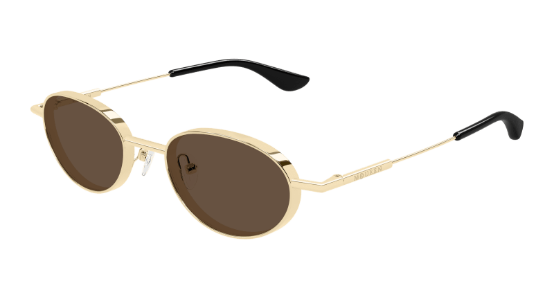 AM0523S - GOLD - Alexander McQueen - Alexander McQueen - GOLD - Ardor Eyewear 889652586960