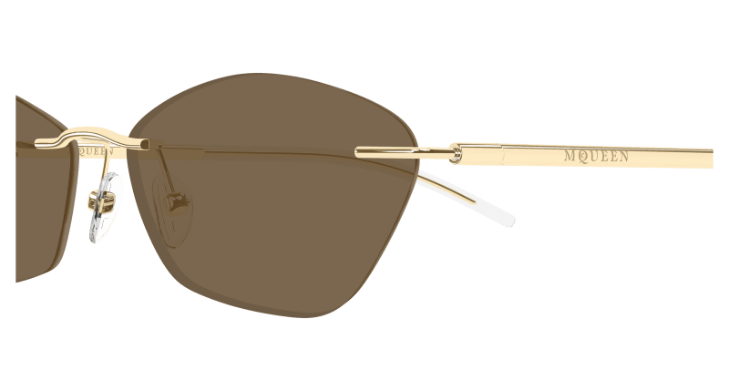 AM0525S - GOLD - Alexander McQueen - Alexander McQueen - GOLD - Ardor Eyewear 889652587066