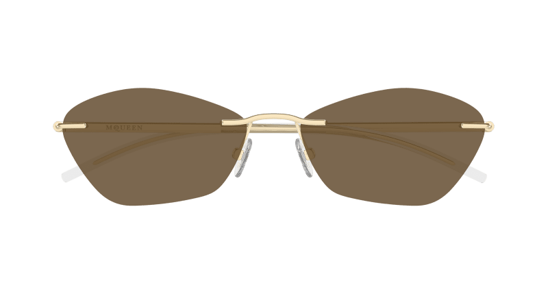 AM0525S - GOLD - Alexander McQueen - Alexander McQueen - GOLD - Ardor Eyewear 889652587066
