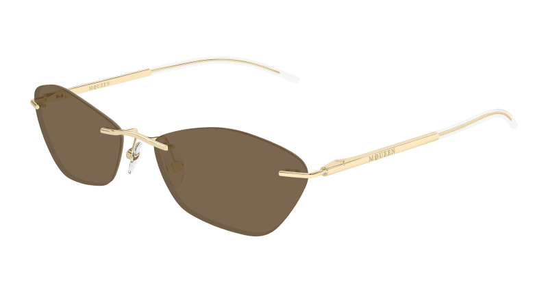 AM0525S - GOLD - Alexander McQueen - Alexander McQueen - GOLD - Ardor Eyewear 889652587066