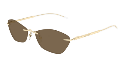 AM0525S - GOLD - Alexander McQueen - Alexander McQueen - GOLD - Ardor Eyewear 889652587066