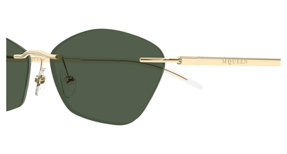 AM0525S - GOLD - Alexander McQueen - Alexander McQueen - GOLD - Ardor Eyewear 889652587073