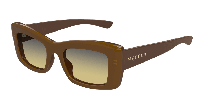 AM0526S - BROWN - Alexander McQueen - Alexander McQueen - BROWN - Ardor Eyewear 889652585741